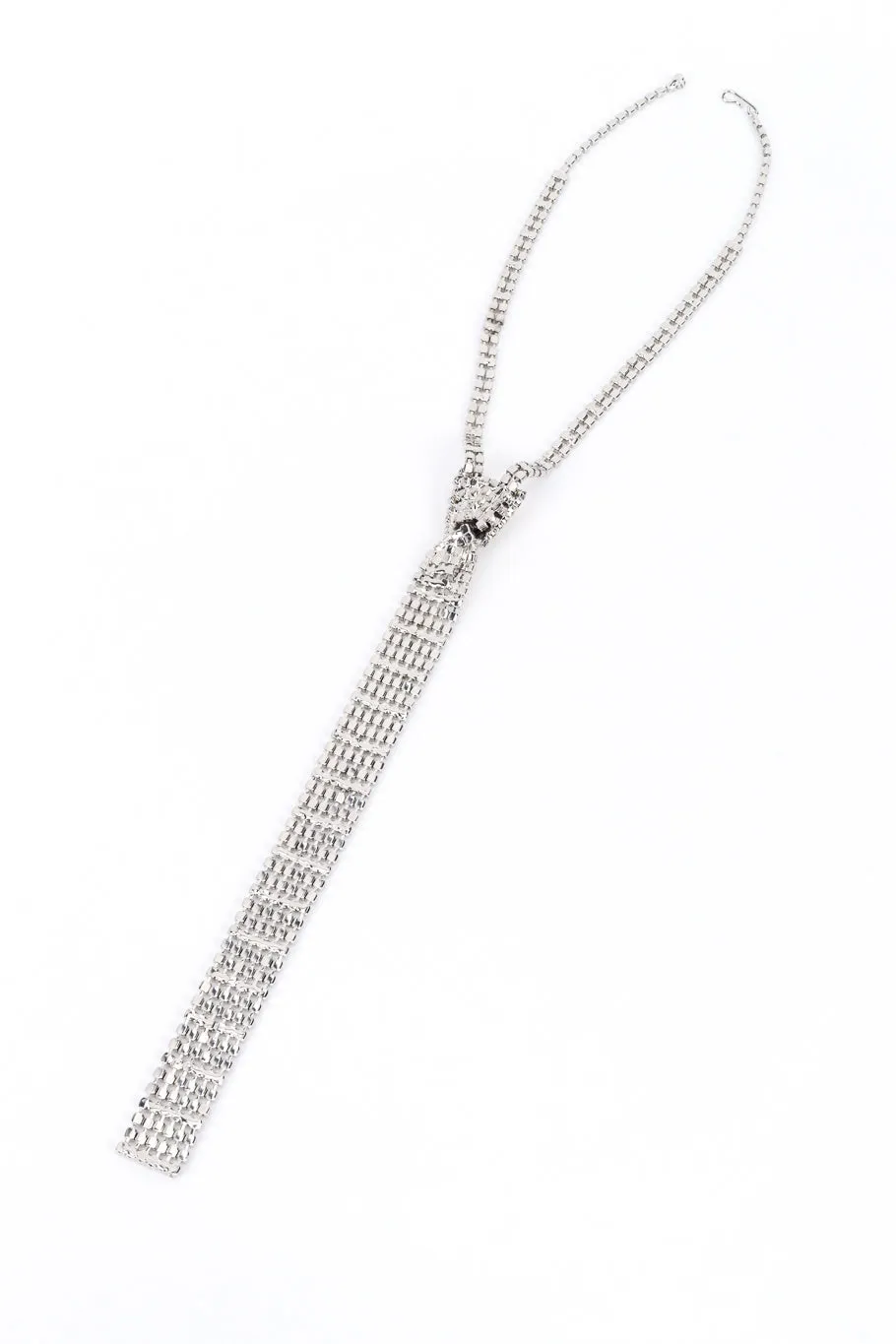 Crystal Necktie Necklace