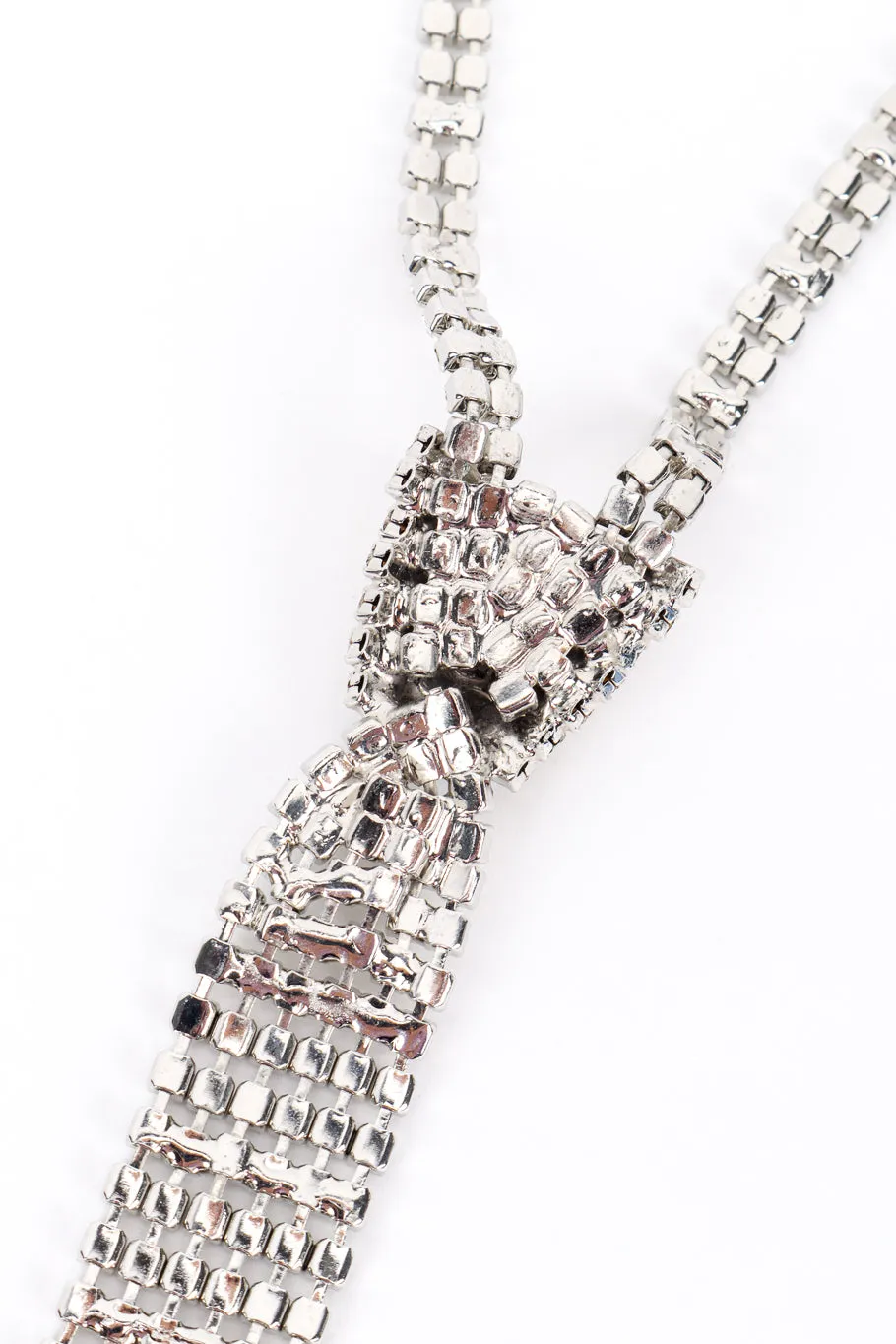 Crystal Necktie Necklace
