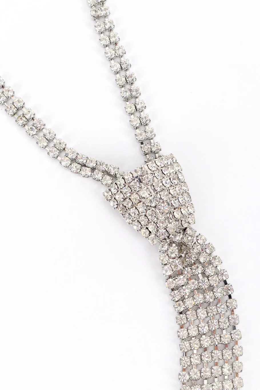 Crystal Necktie Necklace