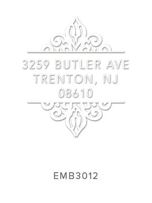 Custom Address Embosser 3012