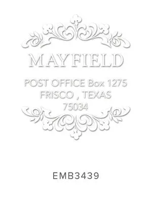 Custom Address Embosser 3439