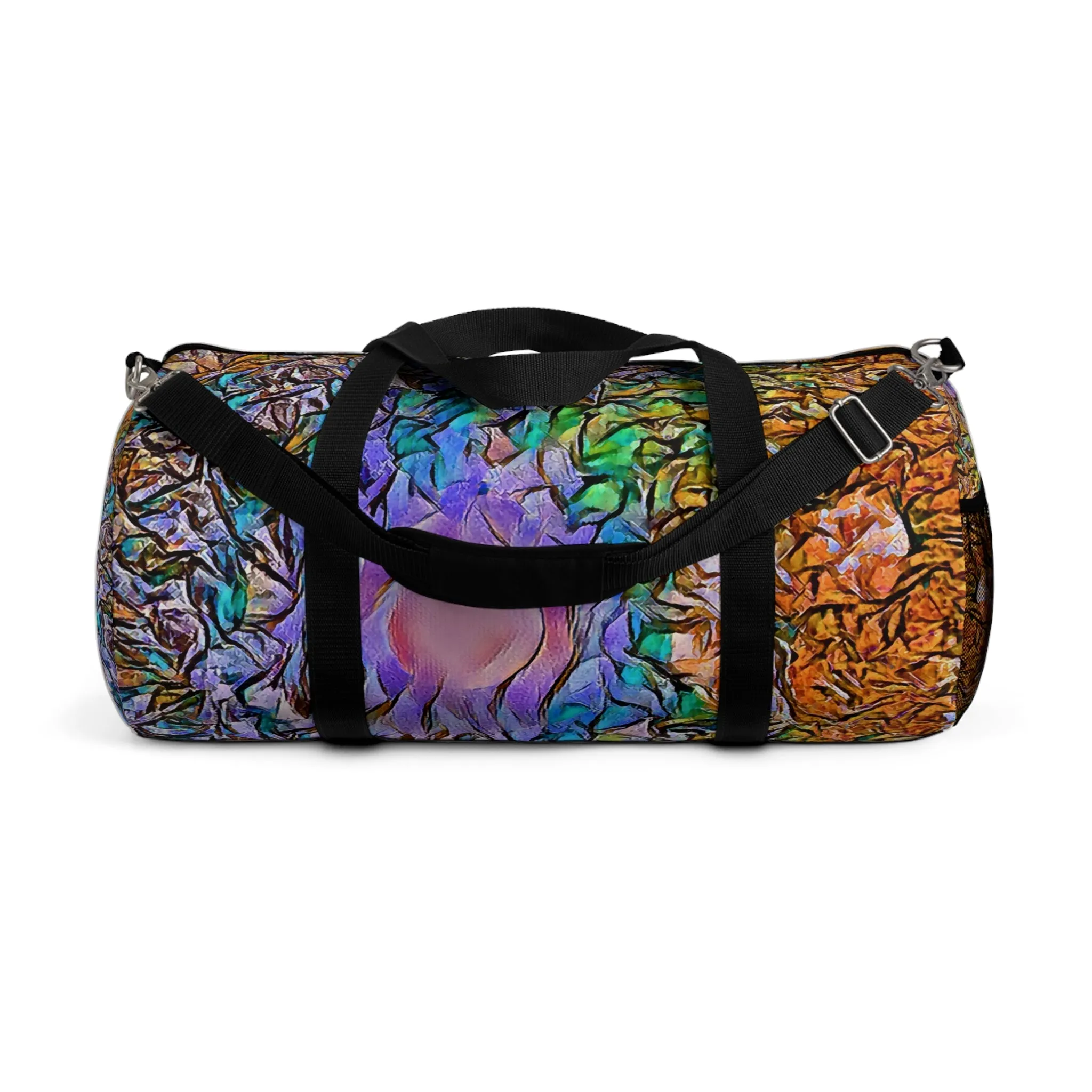 Custom Duffel Bag available in two sizes from the Night Sky Series at Intriguing Vistas