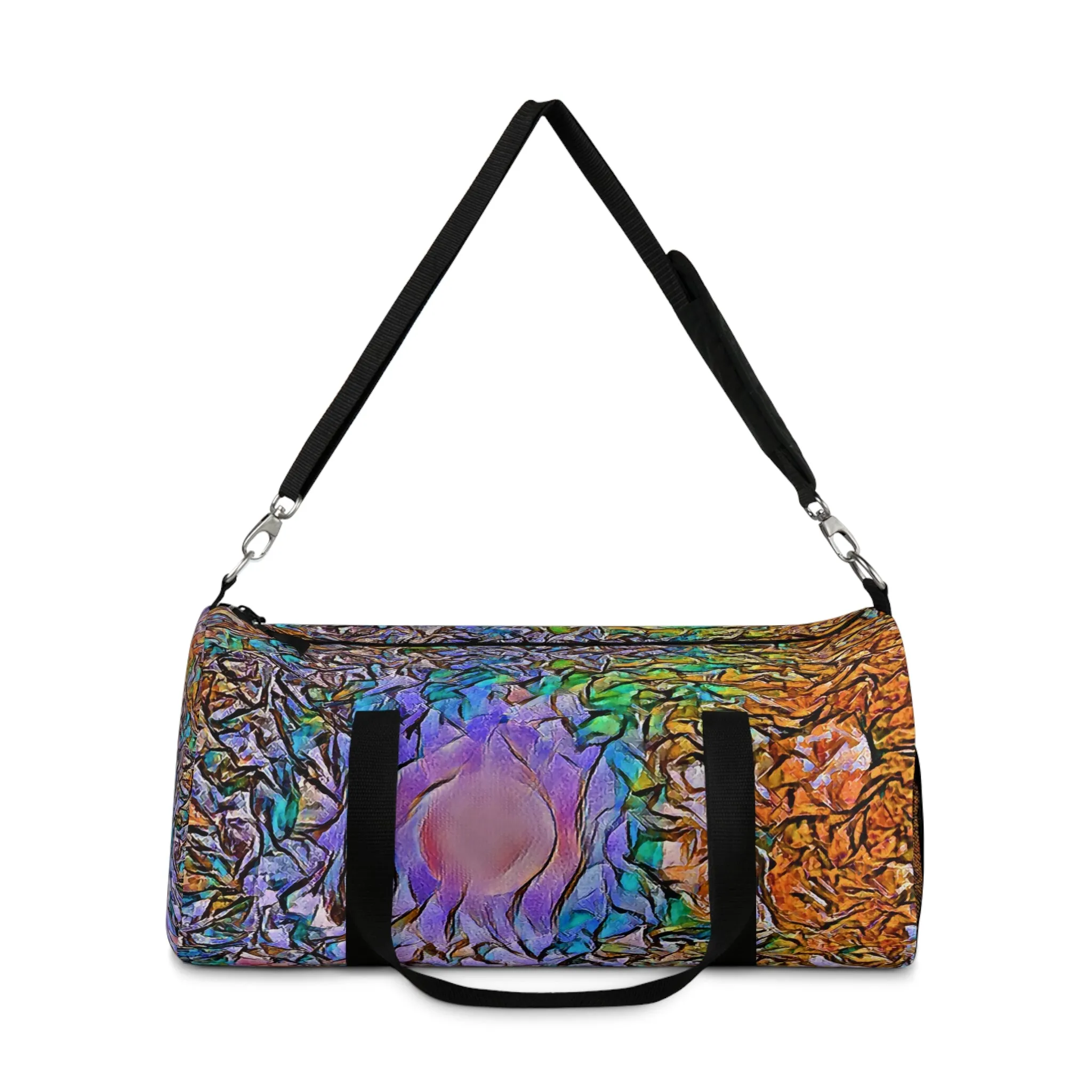 Custom Duffel Bag available in two sizes from the Night Sky Series at Intriguing Vistas