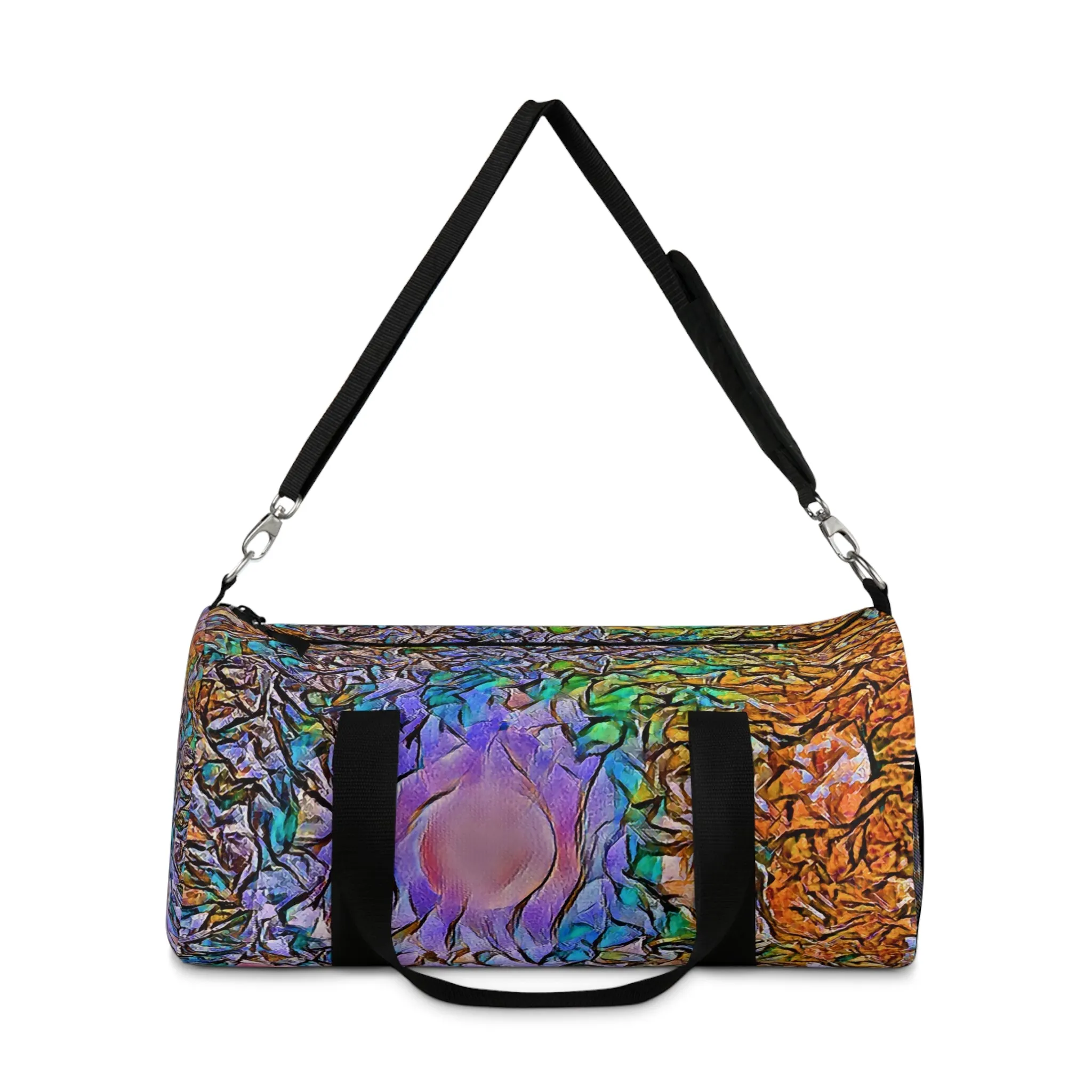 Custom Duffel Bag available in two sizes from the Night Sky Series at Intriguing Vistas