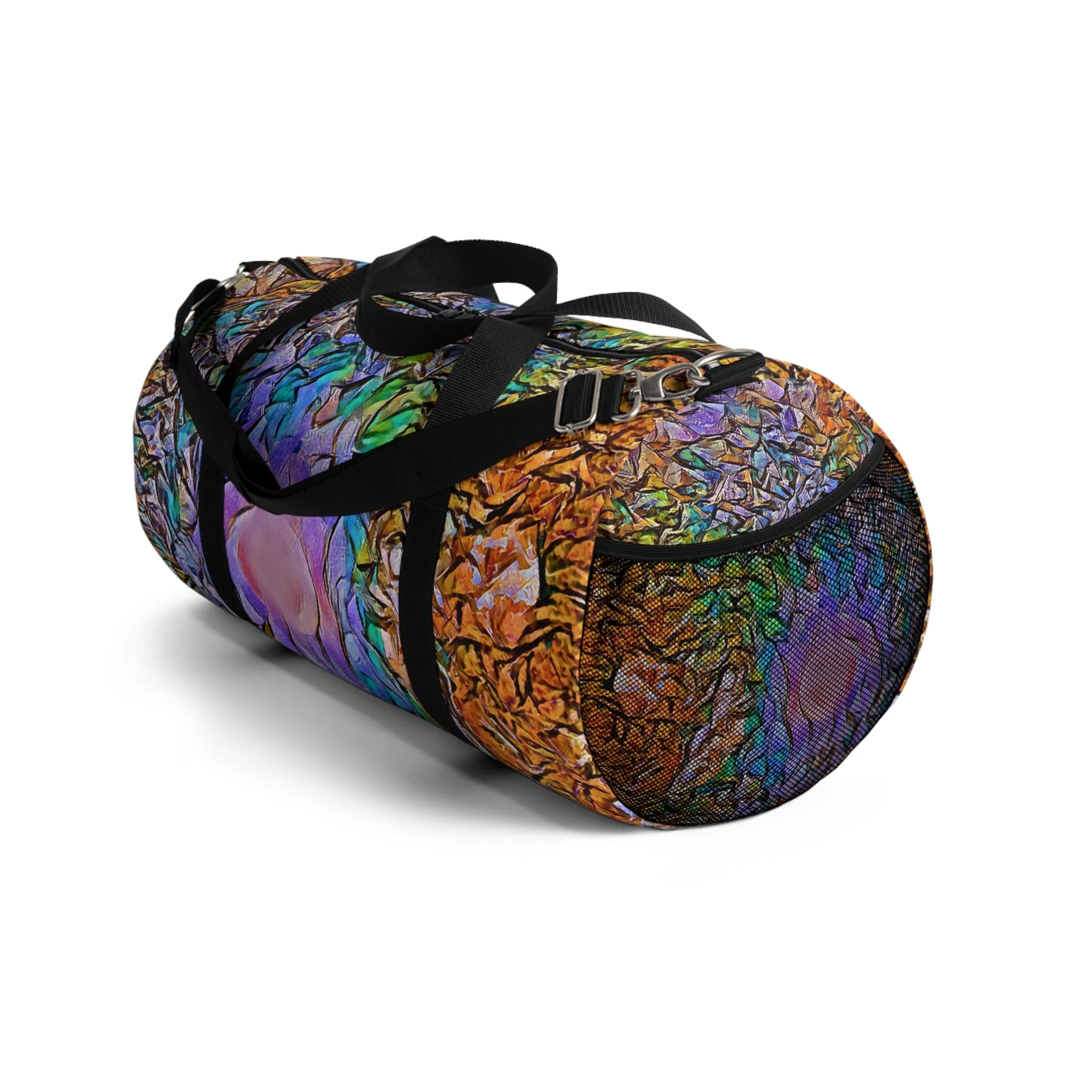 Custom Duffel Bag available in two sizes from the Night Sky Series at Intriguing Vistas