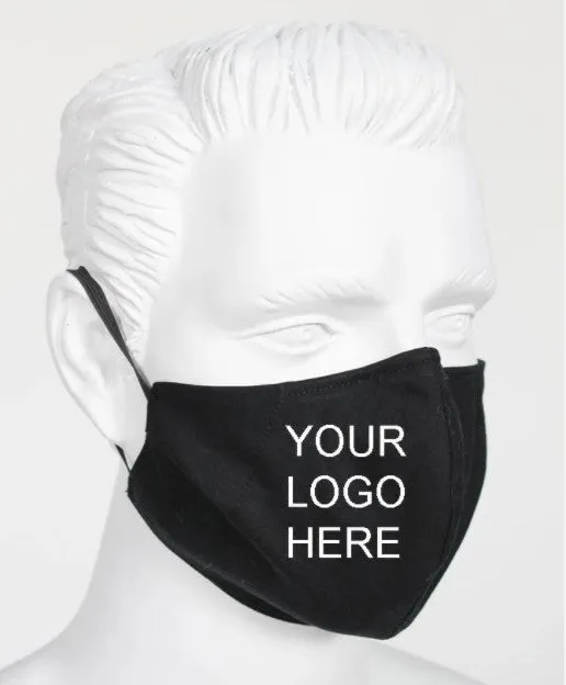 Custom Face Masks | Personalize w/Text Image Logo | Washable Reusable Cloth Mask
