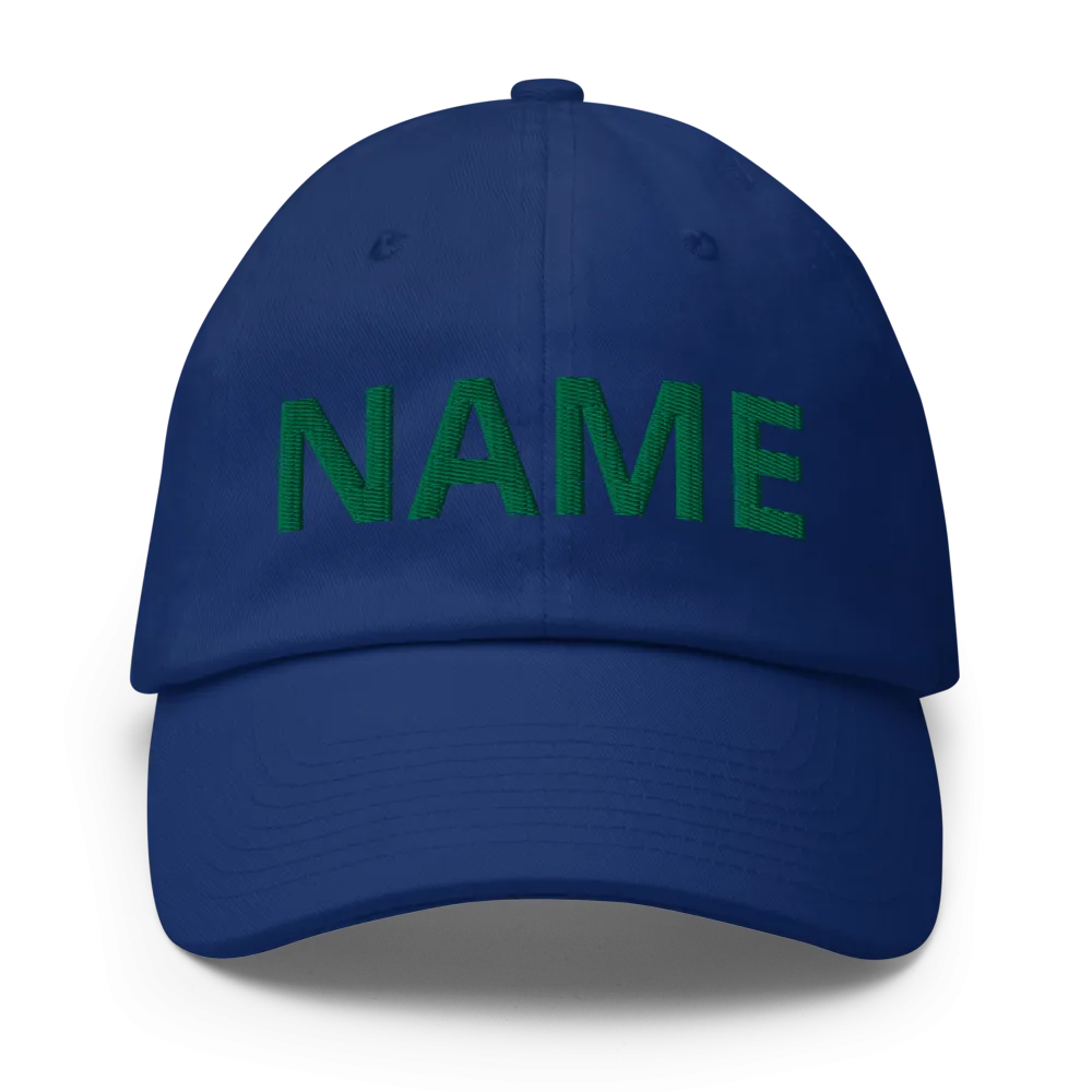 Custom Name Cotton Cap