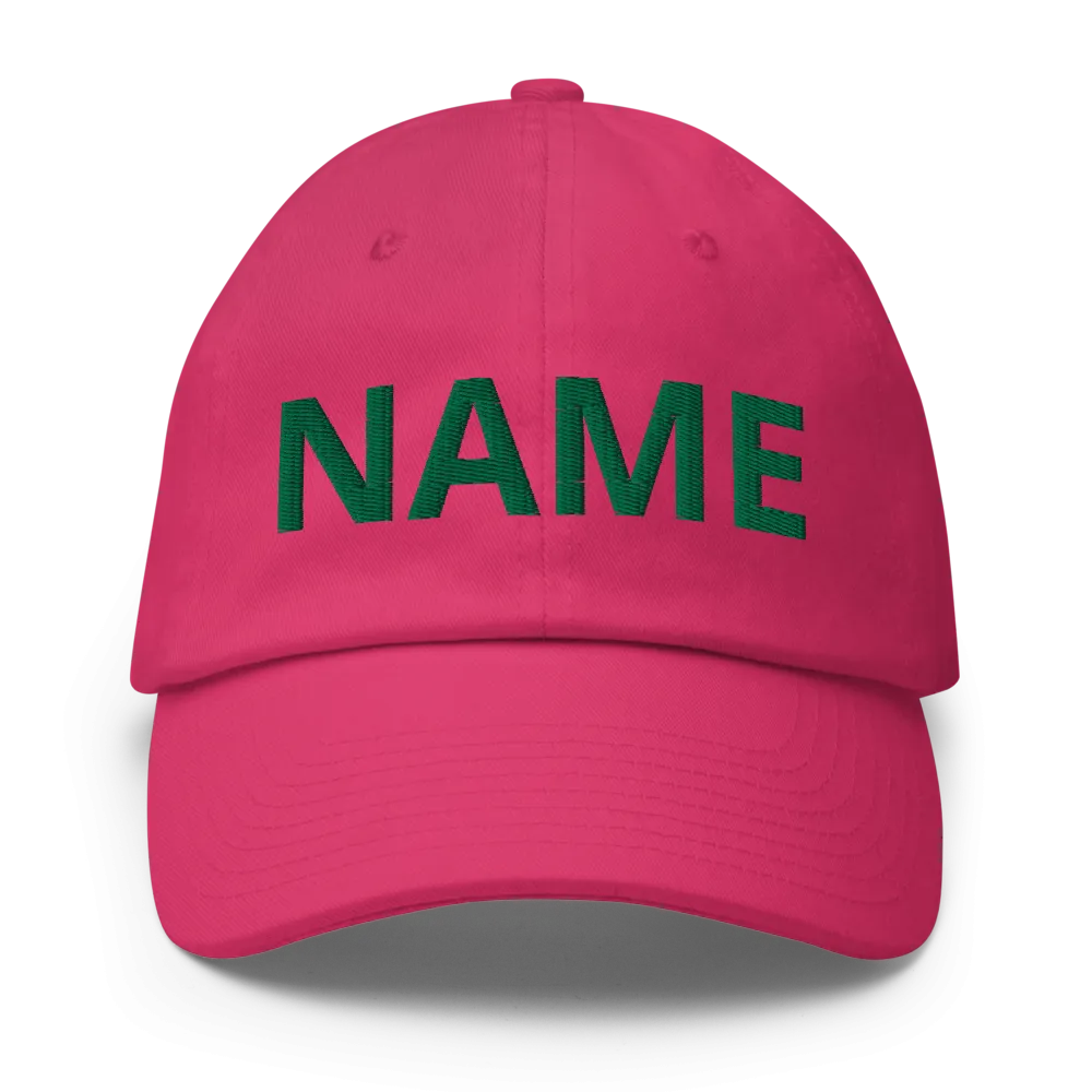 Custom Name Cotton Cap