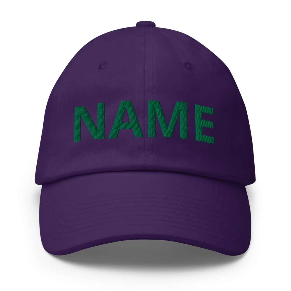 Custom Name Cotton Cap