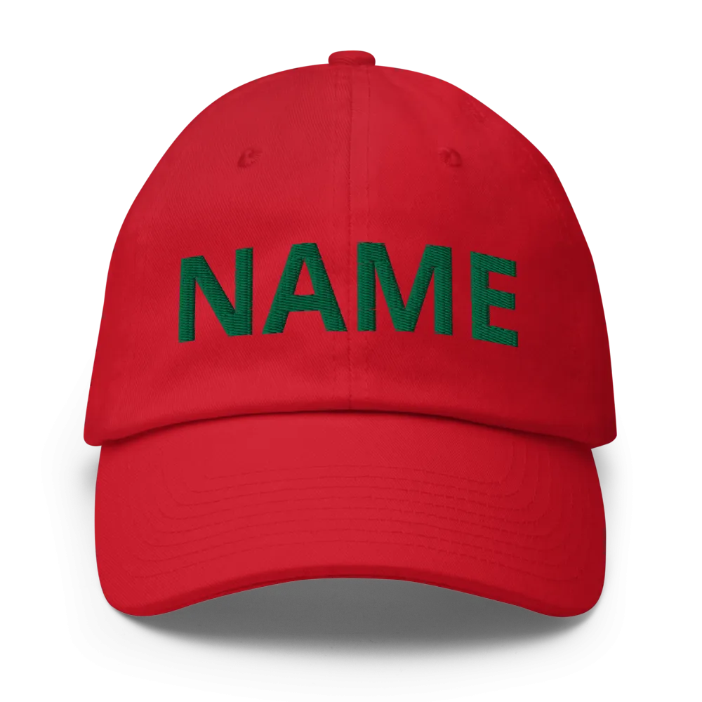 Custom Name Cotton Cap