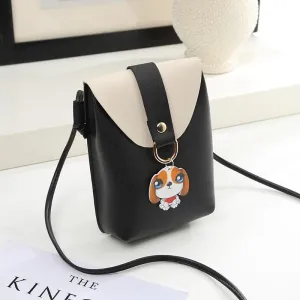 Cute Dog Pendant Crossboby Bag