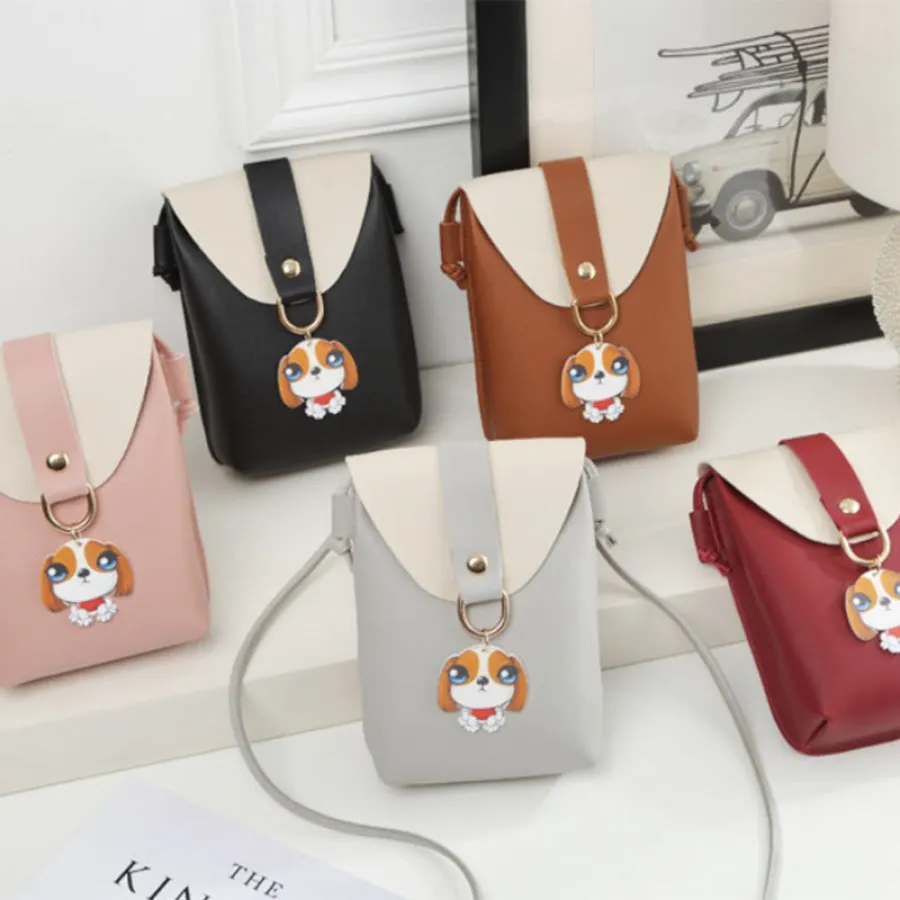 Cute Dog Pendant Crossboby Bag