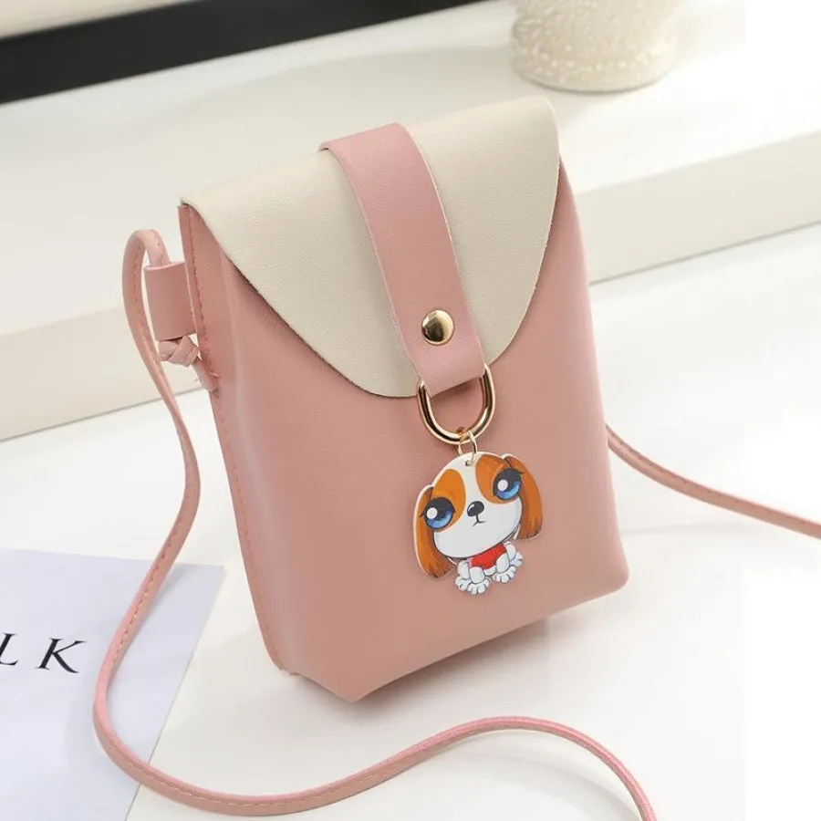Cute Dog Pendant Crossboby Bag