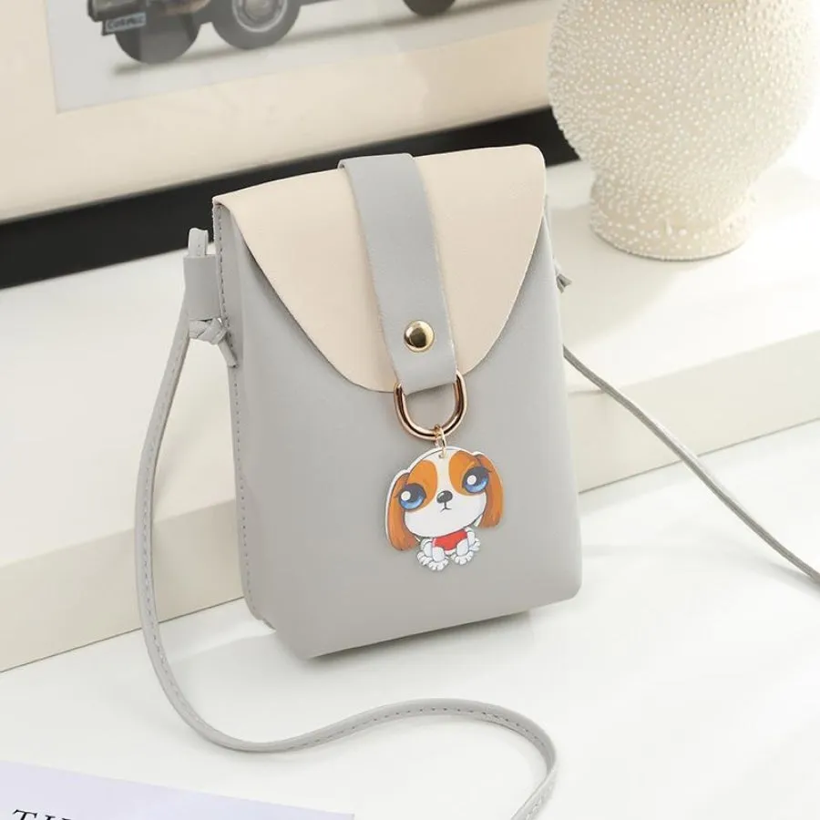Cute Dog Pendant Crossboby Bag