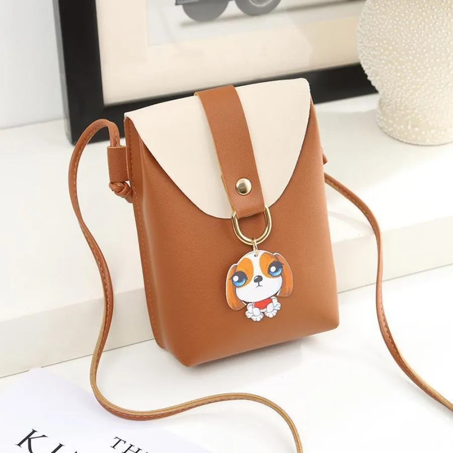Cute Dog Pendant Crossboby Bag