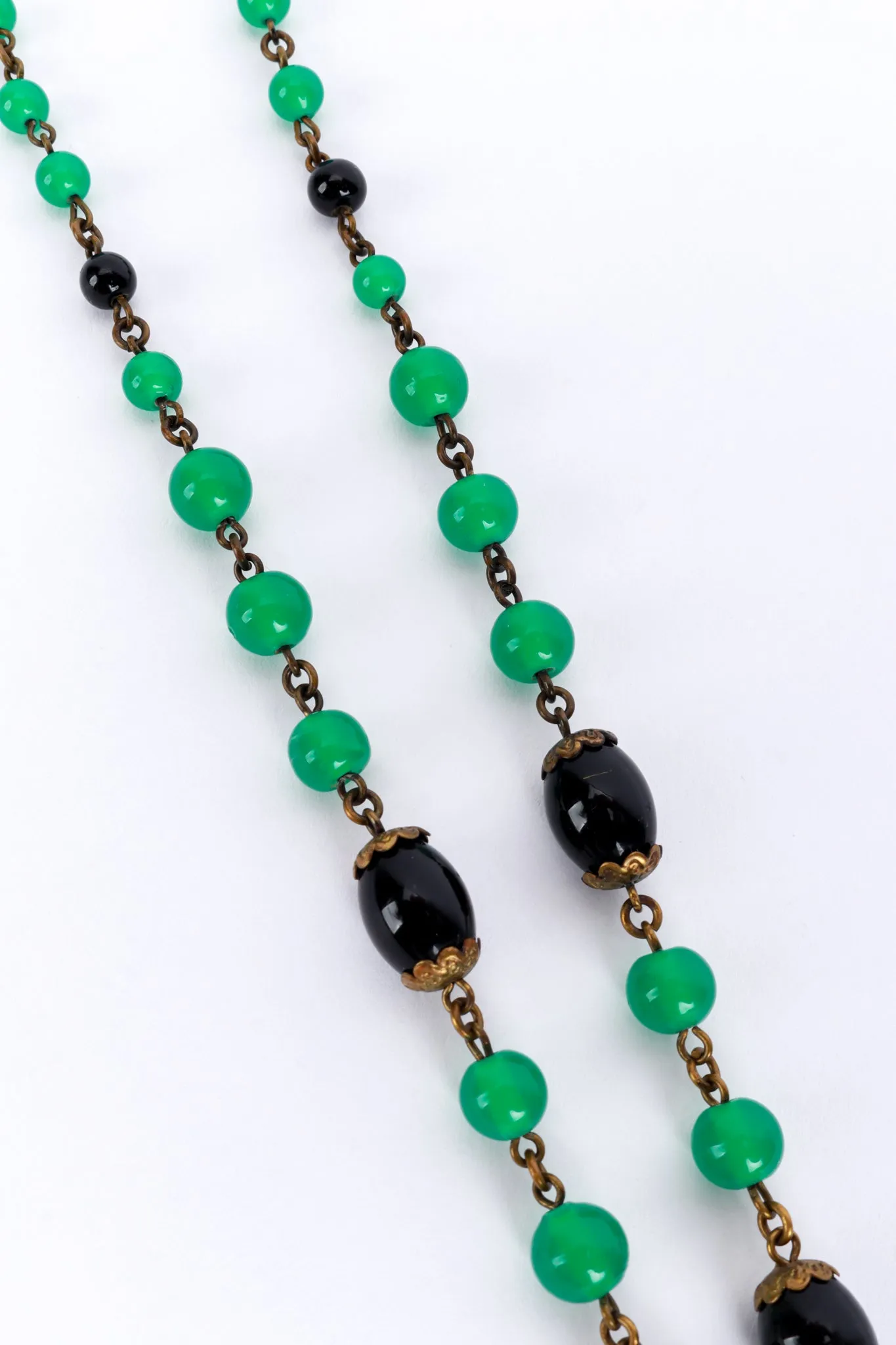 Czech Glass Beaded Pendant Necklace