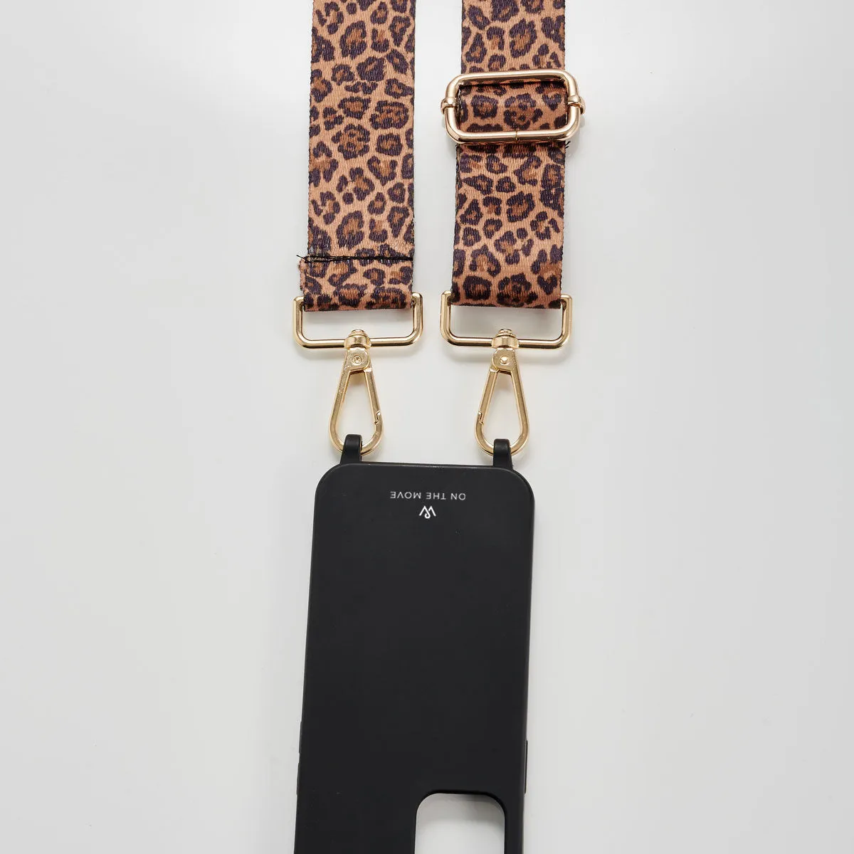 Dark Leopard Woven Strap