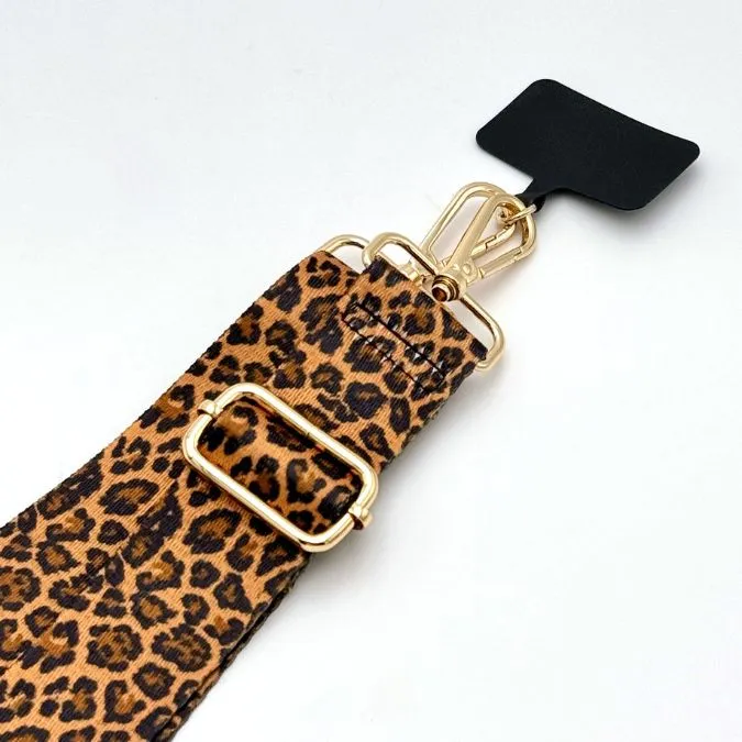 Dark Leopard Woven Strap