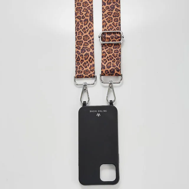 Dark Leopard Woven Strap