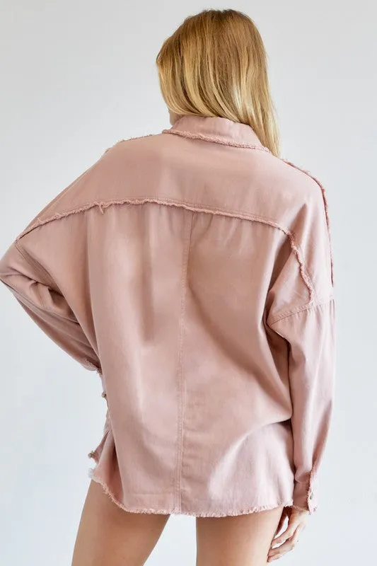 Davi & Dani Button Down Shirt With Pockets