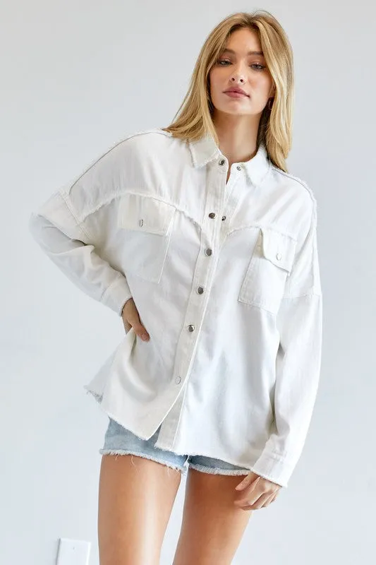 Davi & Dani Button Down Shirt With Pockets