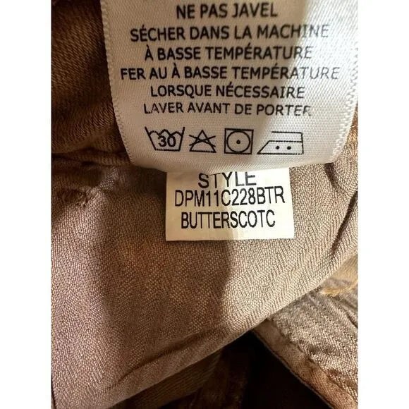 DEAR JOHN Women's Gisele Skinny Ankle Denim Jeans Brown/Butterscotch Size 33