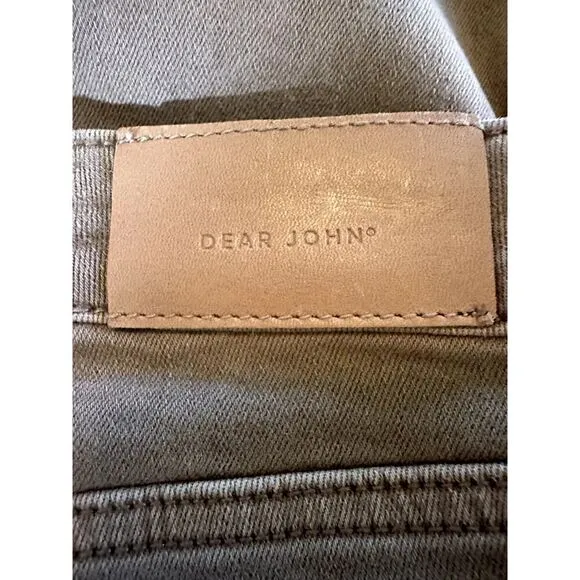 DEAR JOHN Women's Gisele Skinny Ankle Denim Jeans Brown/Butterscotch Size 33