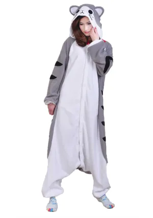 Deluxe Grey Tabby Cat Onesie