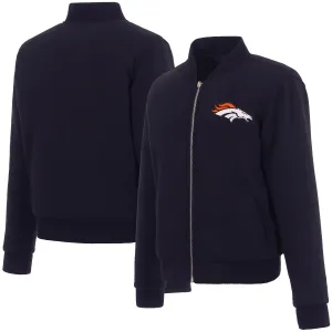Denver Broncos Ladies Reversible Fleece Jacket