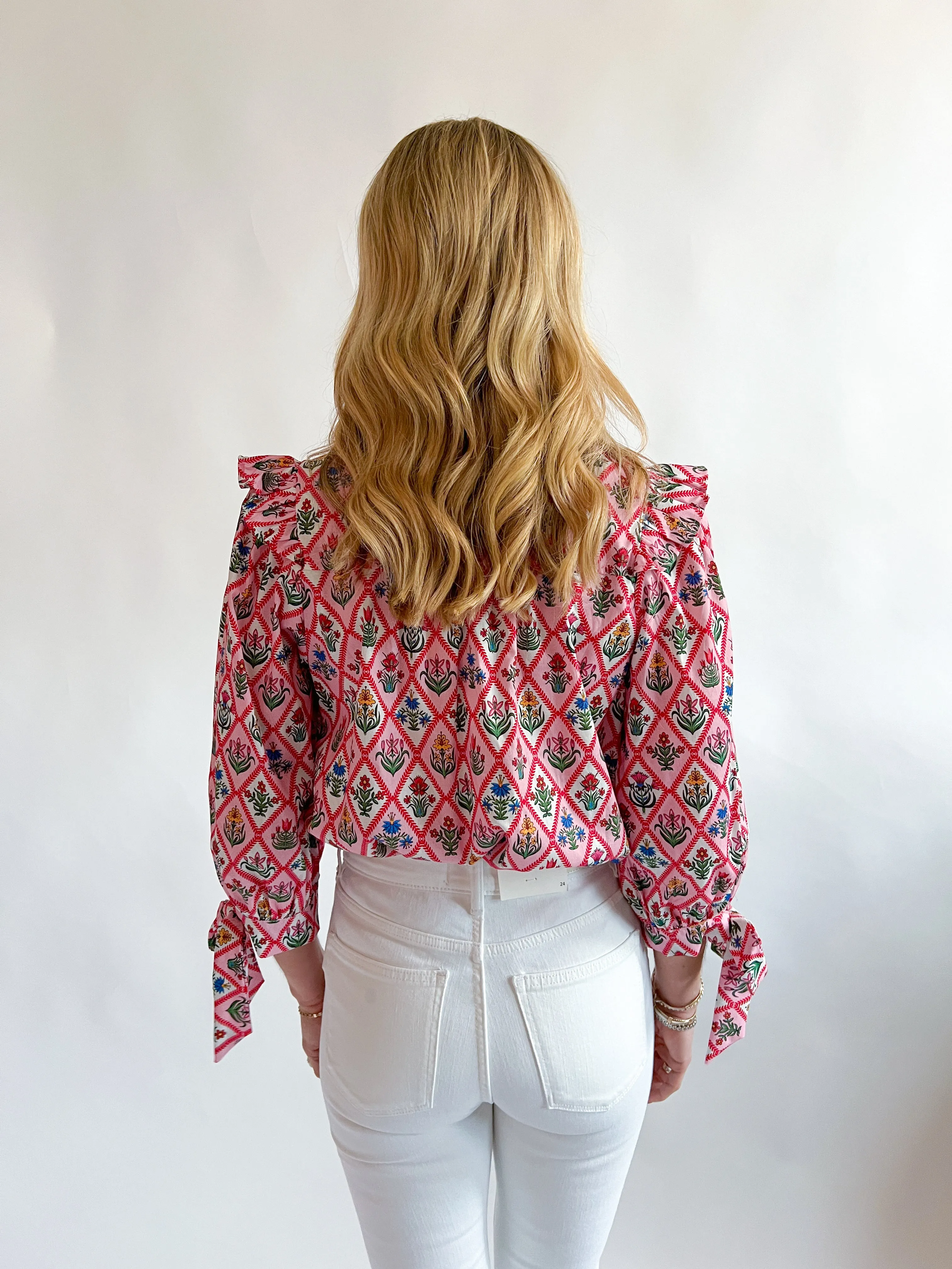 Diamond Floral Top