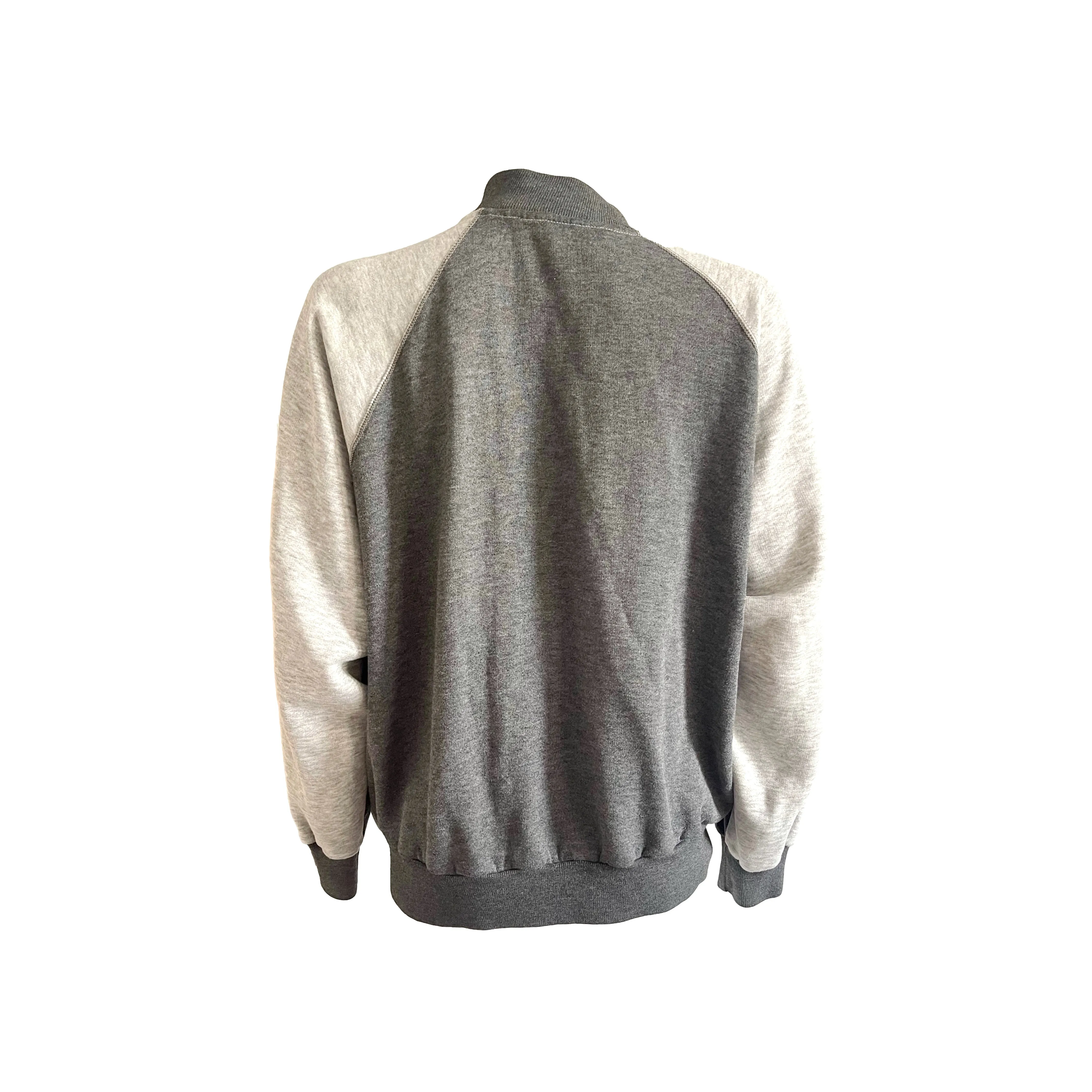 Dior Sports Grey Logo Zip Hoodie