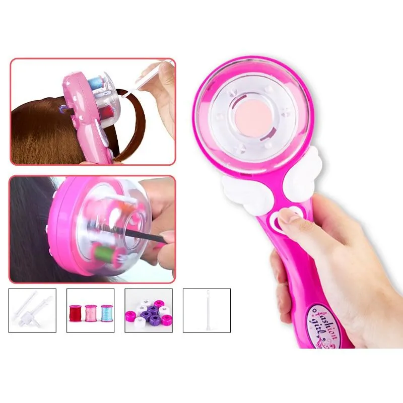 DIY automatic girl hair style editor