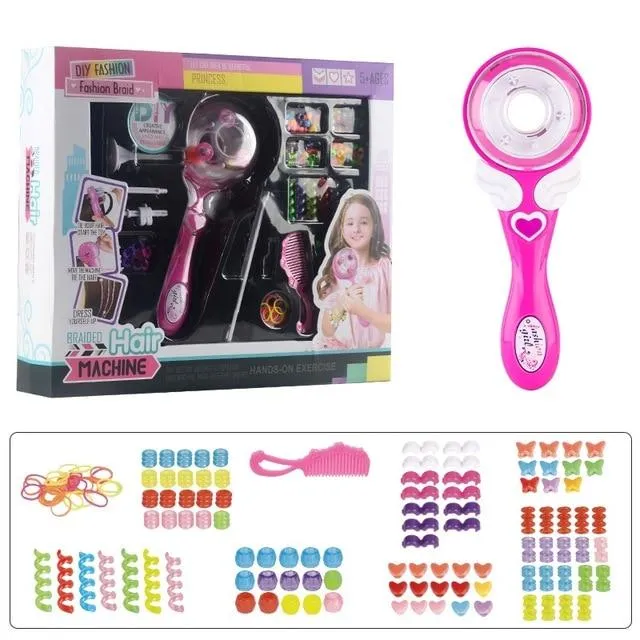 DIY automatic girl hair style editor