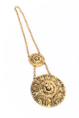 Double Medallion Necklace