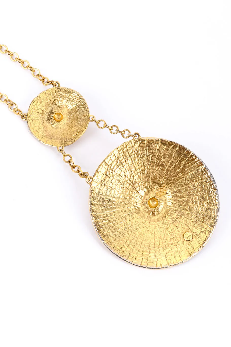 Double Medallion Necklace