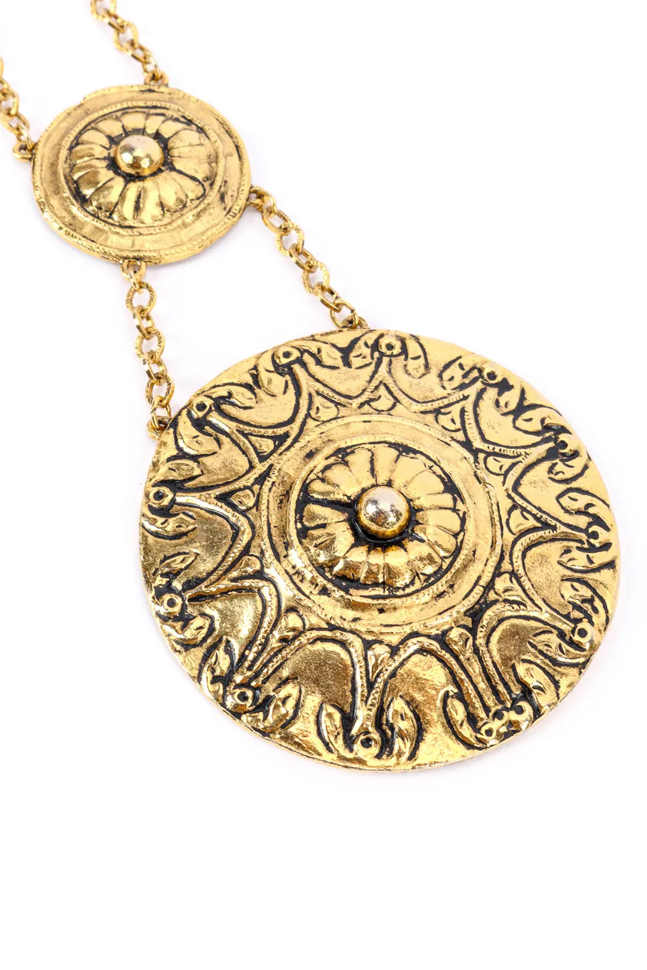 Double Medallion Necklace