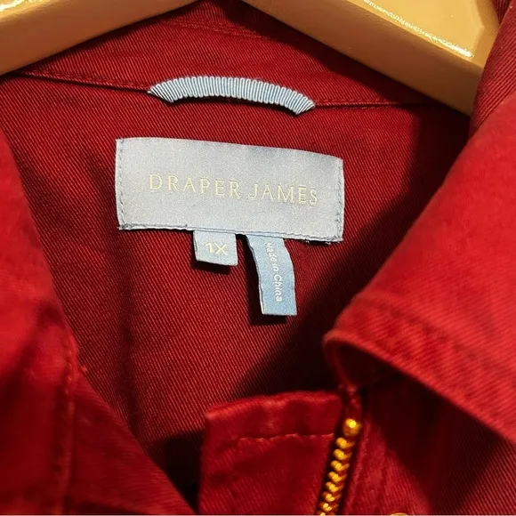 Draper James Twill Field Tie Jacket Size 1X