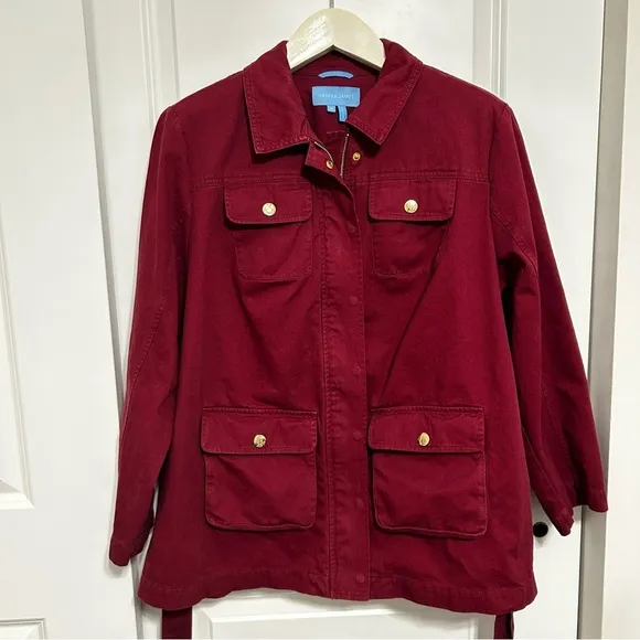 Draper James Twill Field Tie Jacket Size 1X