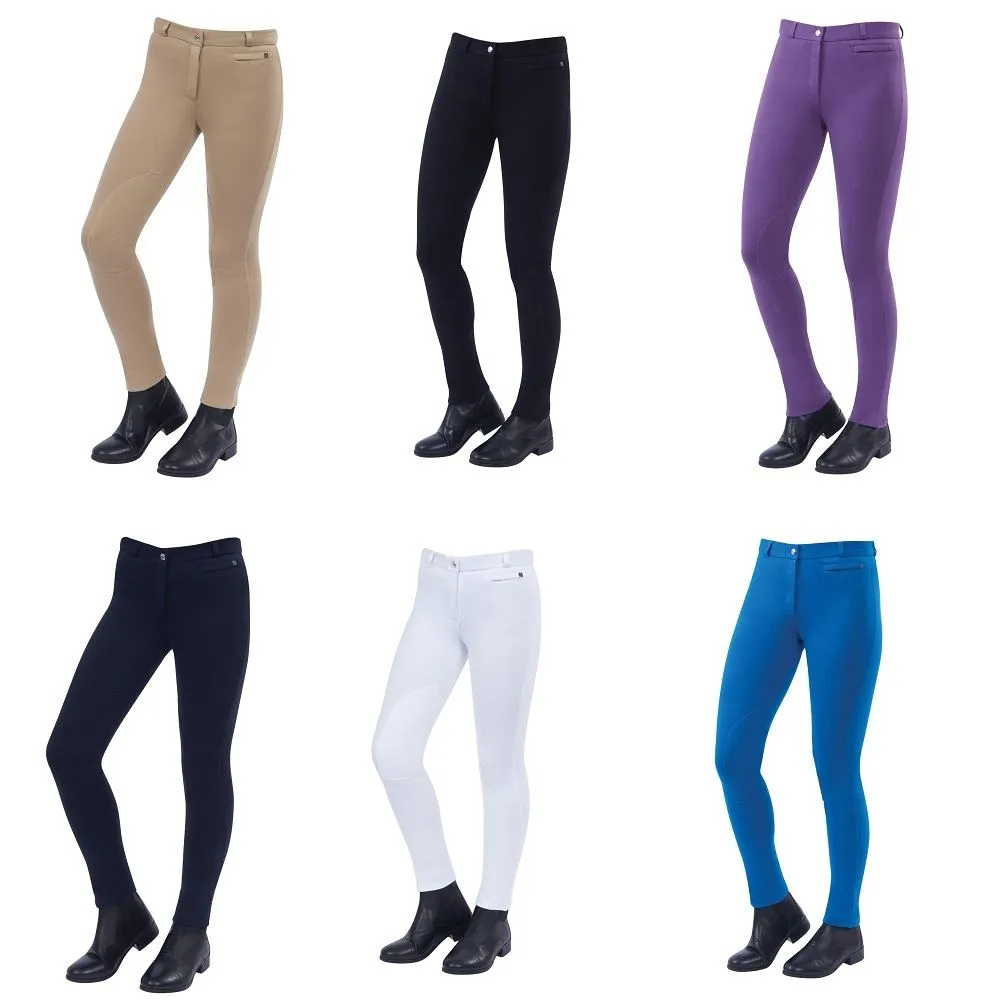 Dublin Supa-Fit Zip Up Knee Patch Jodhpurs- Childs