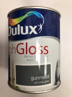 Dulux High Gloss Gunmetal 2.5lt