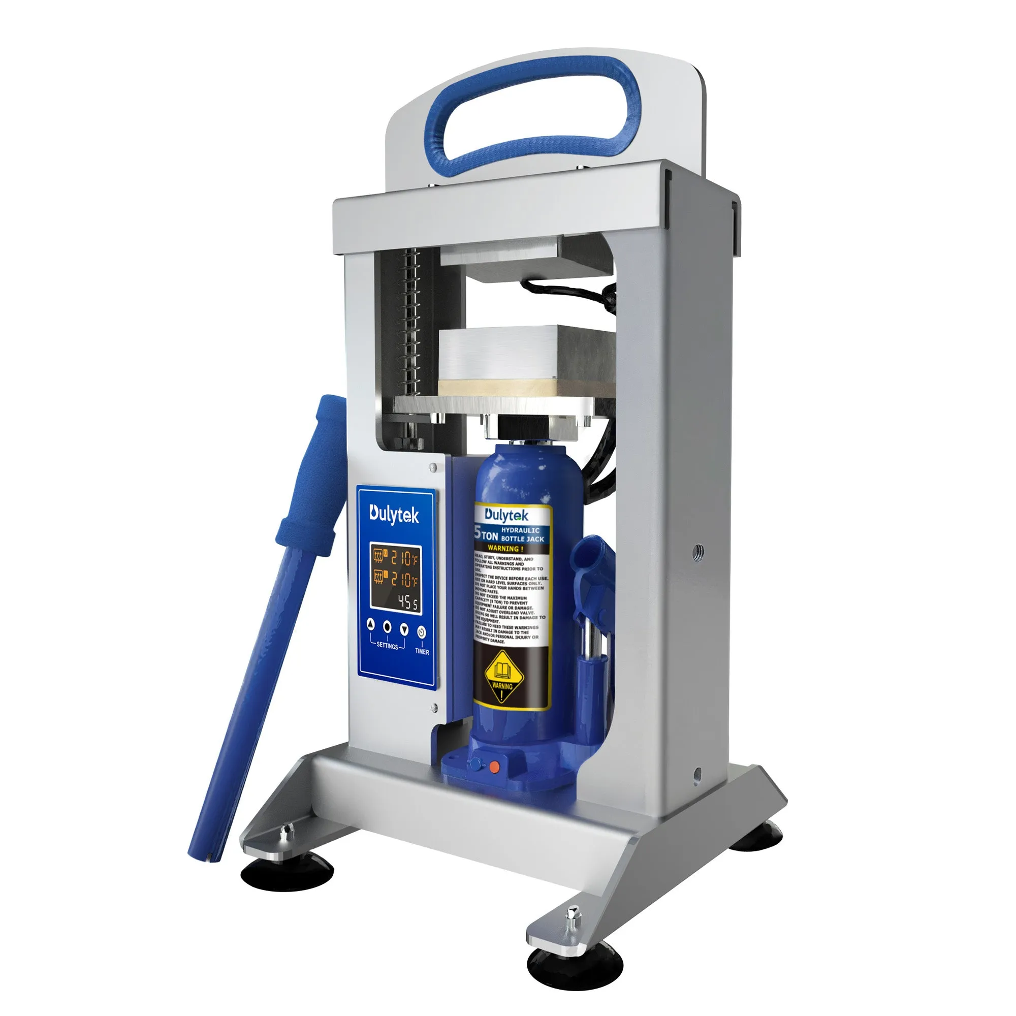 Dulytek® DHP5 5-Ton Hydraulic Heat Press and Accessories Bundle