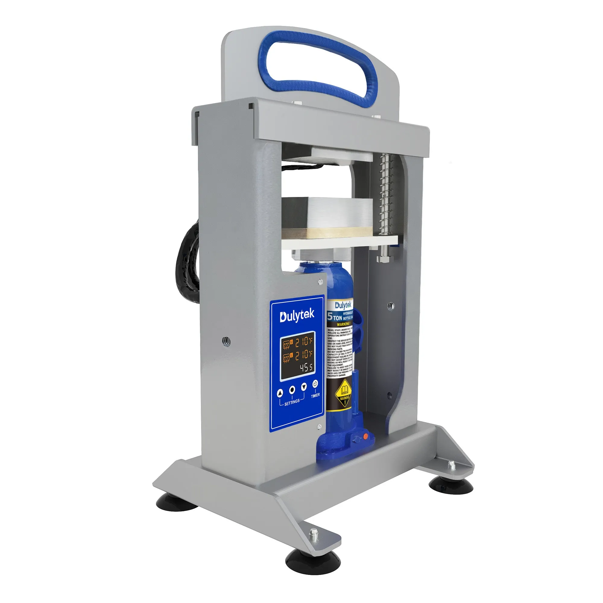 Dulytek® DHP5 5-Ton Hydraulic Heat Press and Accessories Bundle