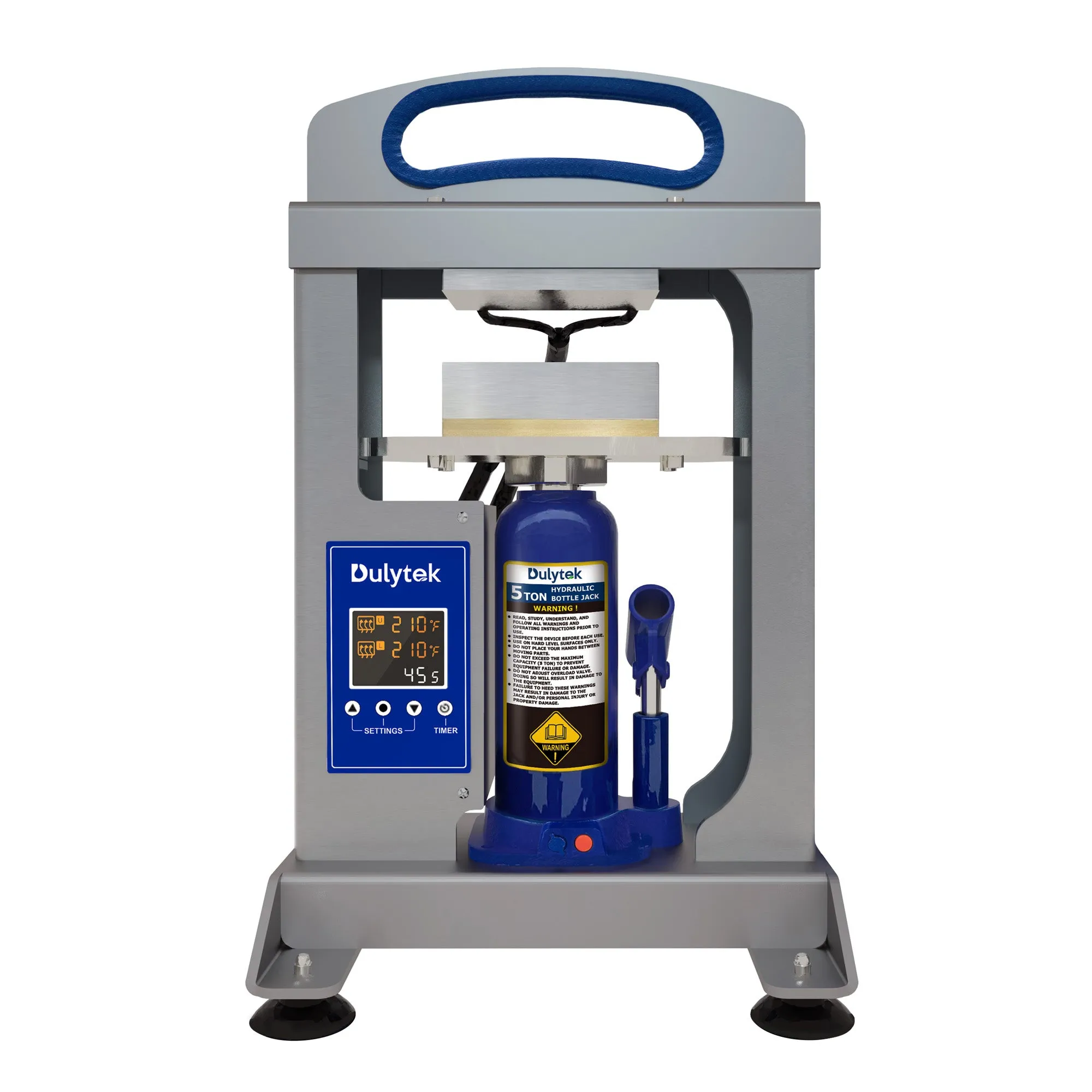 Dulytek® DHP5 5-Ton Hydraulic Heat Press and Accessories Bundle