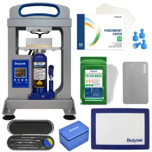 Dulytek® DHP5 5-Ton Hydraulic Heat Press and Accessories Bundle