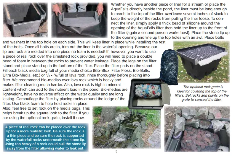 EasyPro Aquafalls with Matala Pads