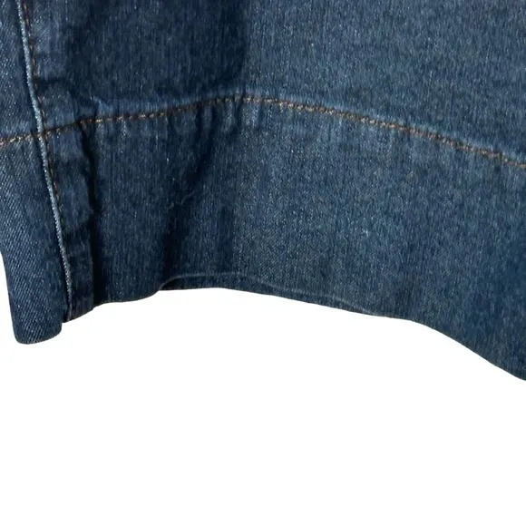 Eileen Fisher Crop Jeans RN # 78121 Blue Jeans