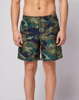 ELASTIC WAIST SWIM TRUNK