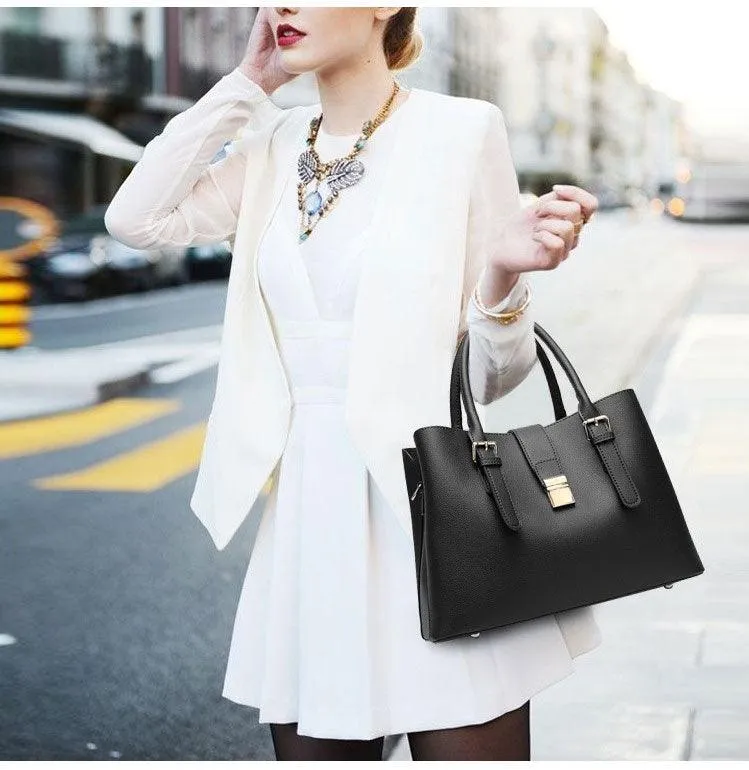 Elegant Premium Quality Women's Hand Bag - Black