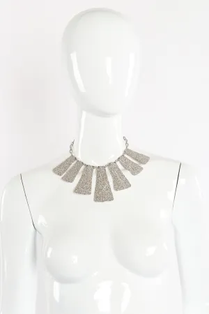 Embossed Plate Pendant Necklace