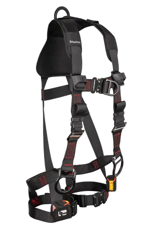 FallTech 8142FDQC FT-Iron 3D FD Climbing Non-Belted Full Body Harness, Quck Connect Adjustments